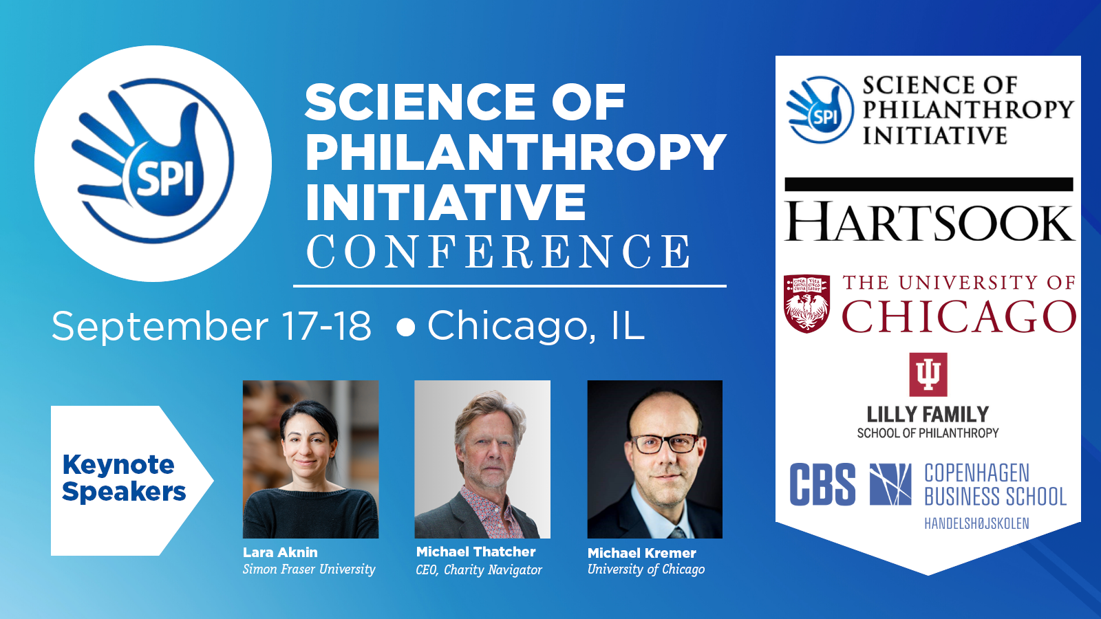 Science of Philanthropy Initiative Conference hero